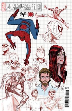 ULTIMATE SPIDER-MAN #1 1 in 10 COPY INCV CHECCHETTO DESIGN VAR