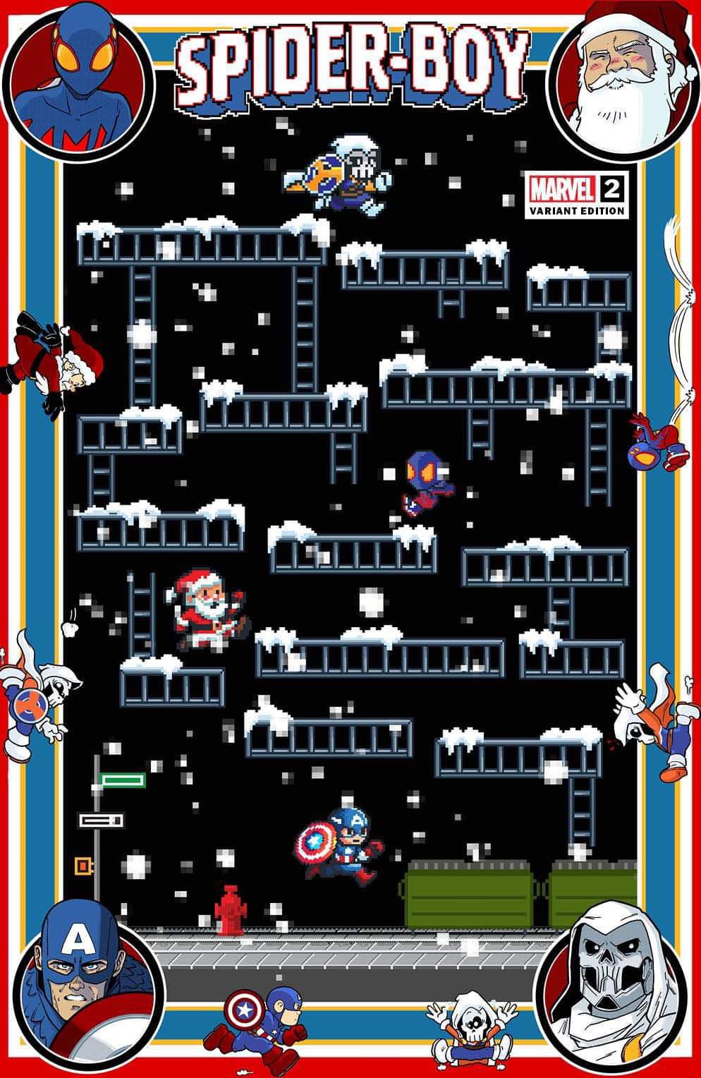 SPIDER-BOY #2 MATTHEW WAITE 8-BIT CHRISTMAS GAMING EDITION