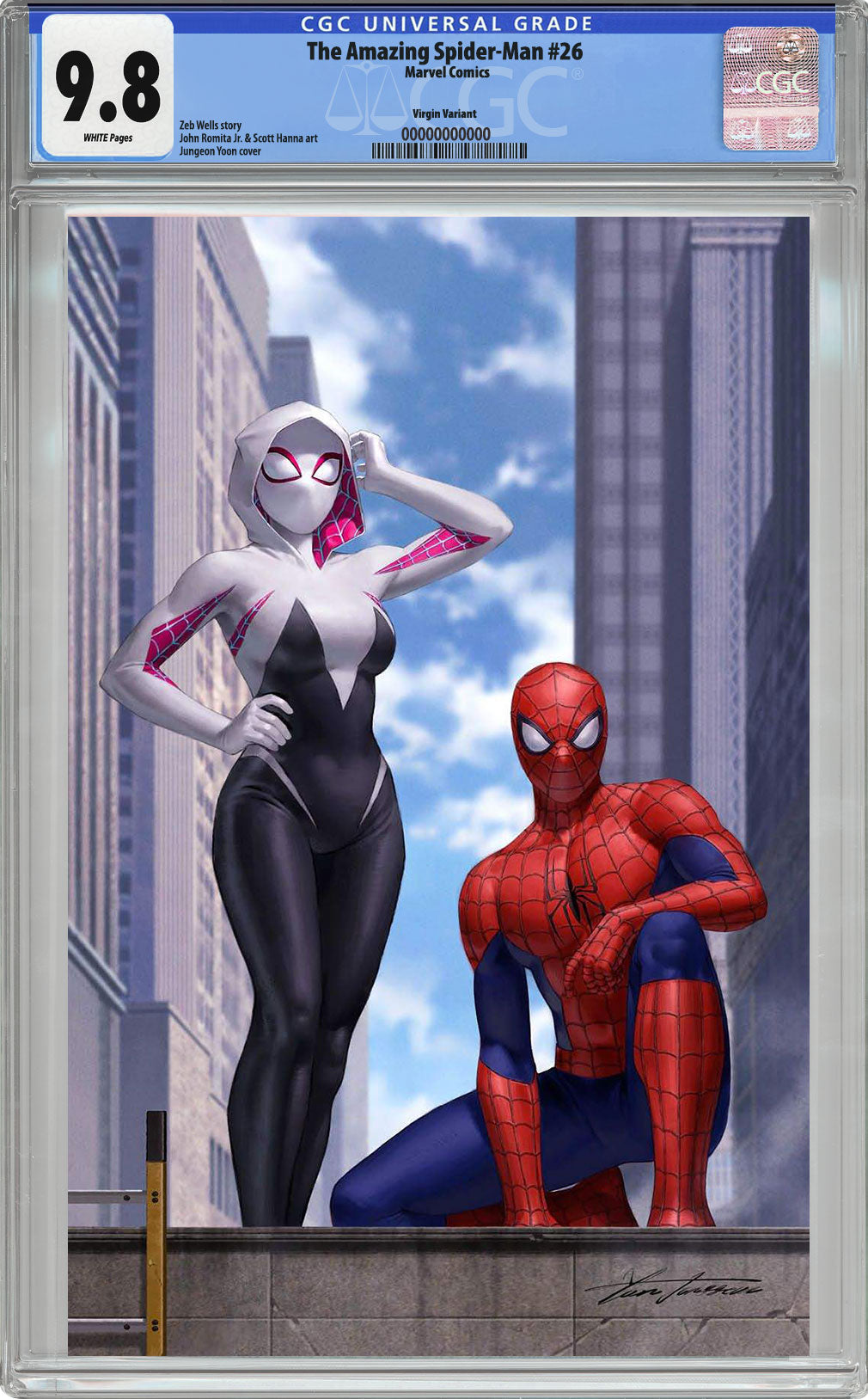 CGC 9.8 Amazing Spider-Man #26 - Virgin Junggeun Yoon