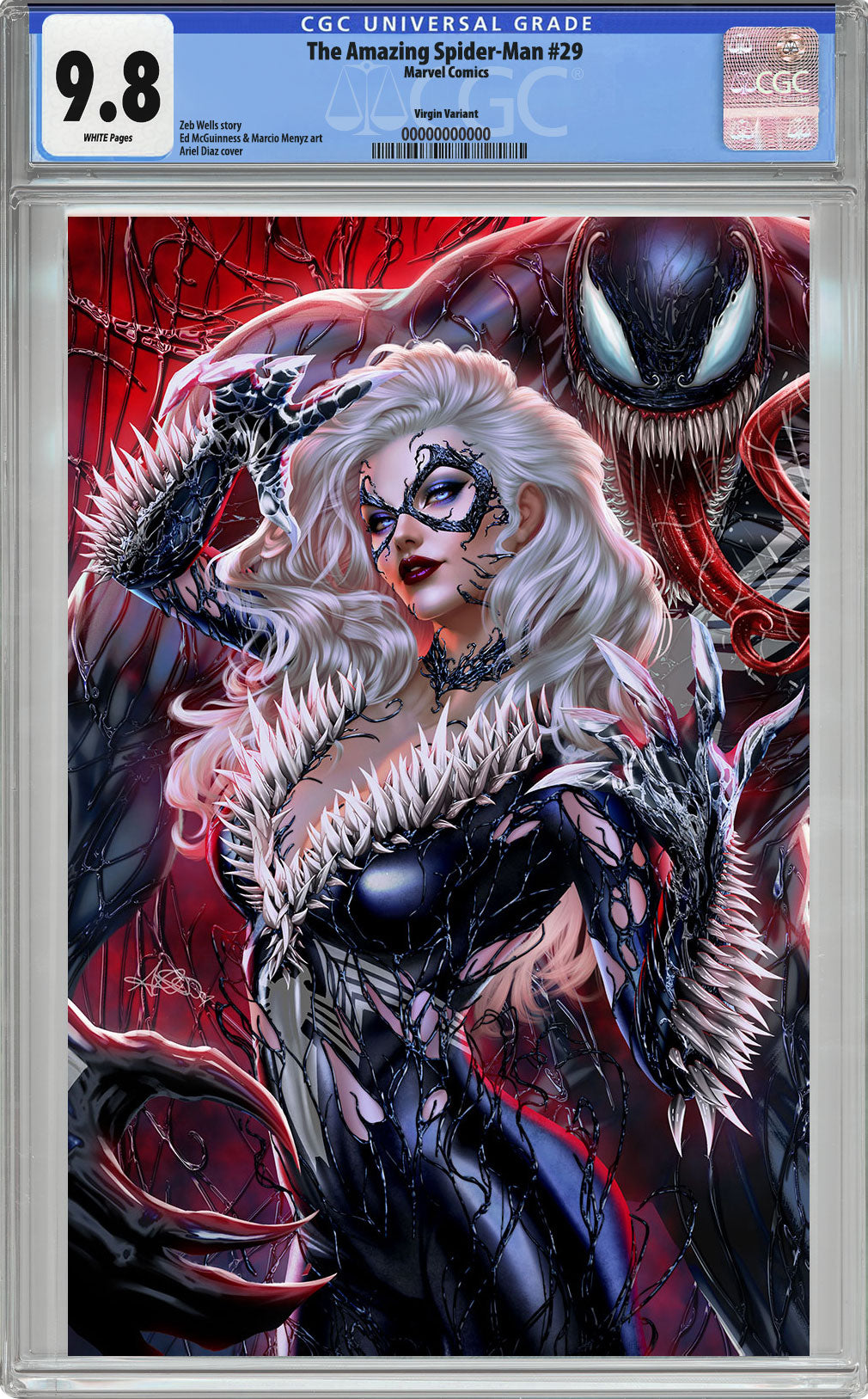CGC 9.8 Amazing Spider-Man #29 - Ariel Diaz Virgin Edition