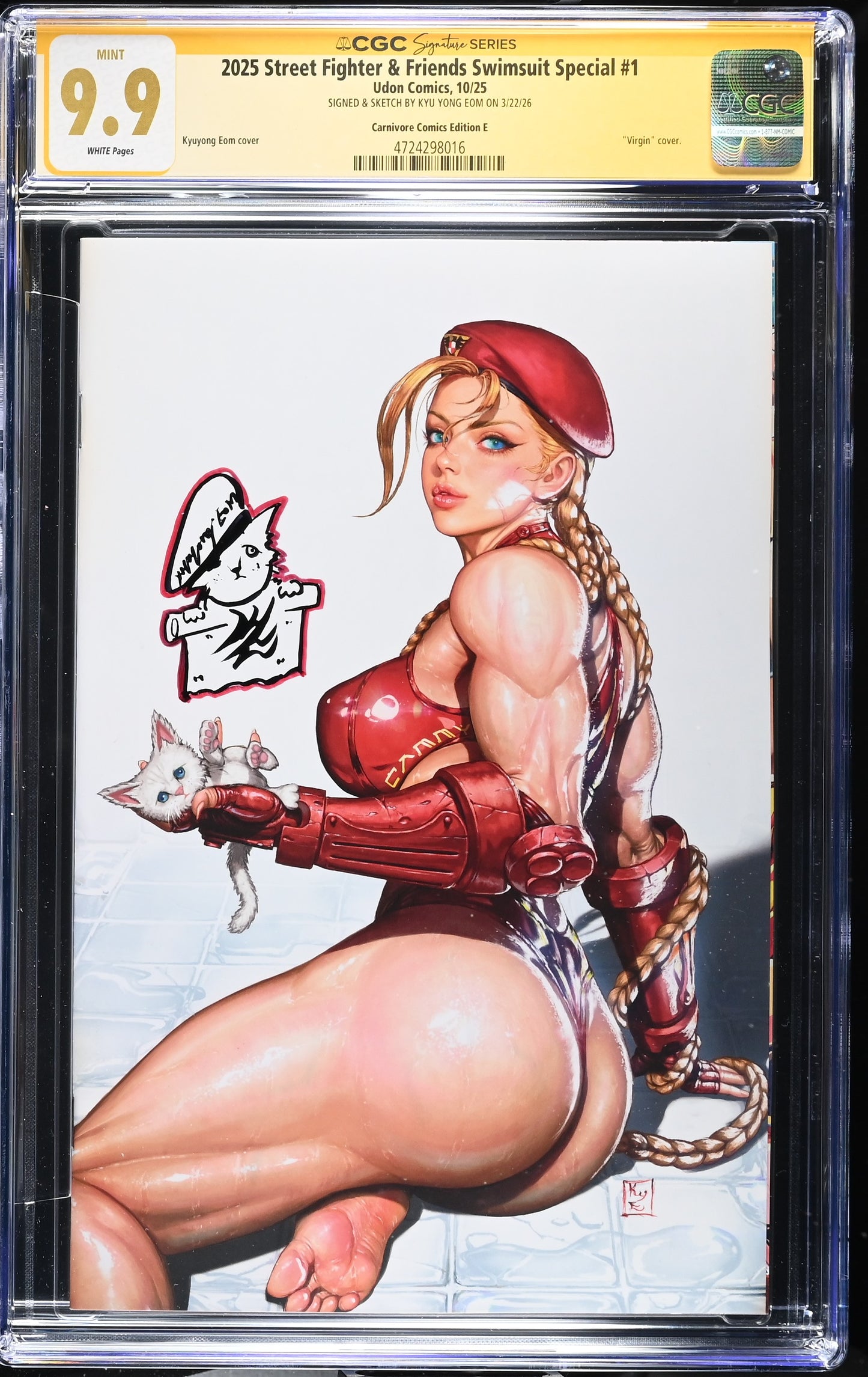 KYU YONG EOM CGC SS 9.9 Street Fighter & Friends Swimsuit Special #1 (Copy 2)