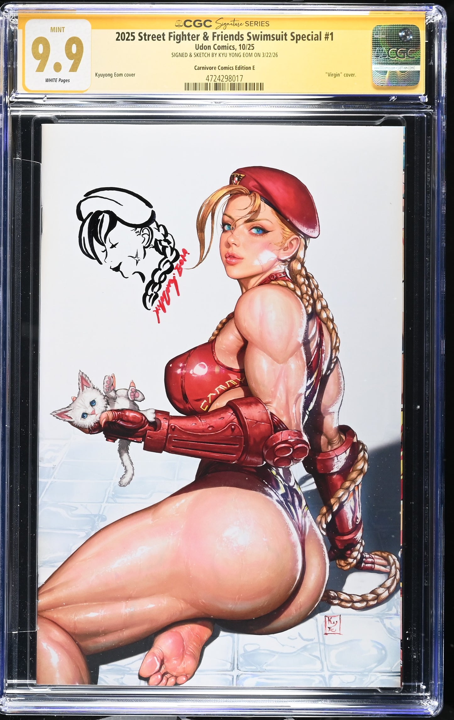 KYU YONG EOM CGC SS 9.9 Street Fighter & Friends Swimsuit Special #1 (Copy 3)