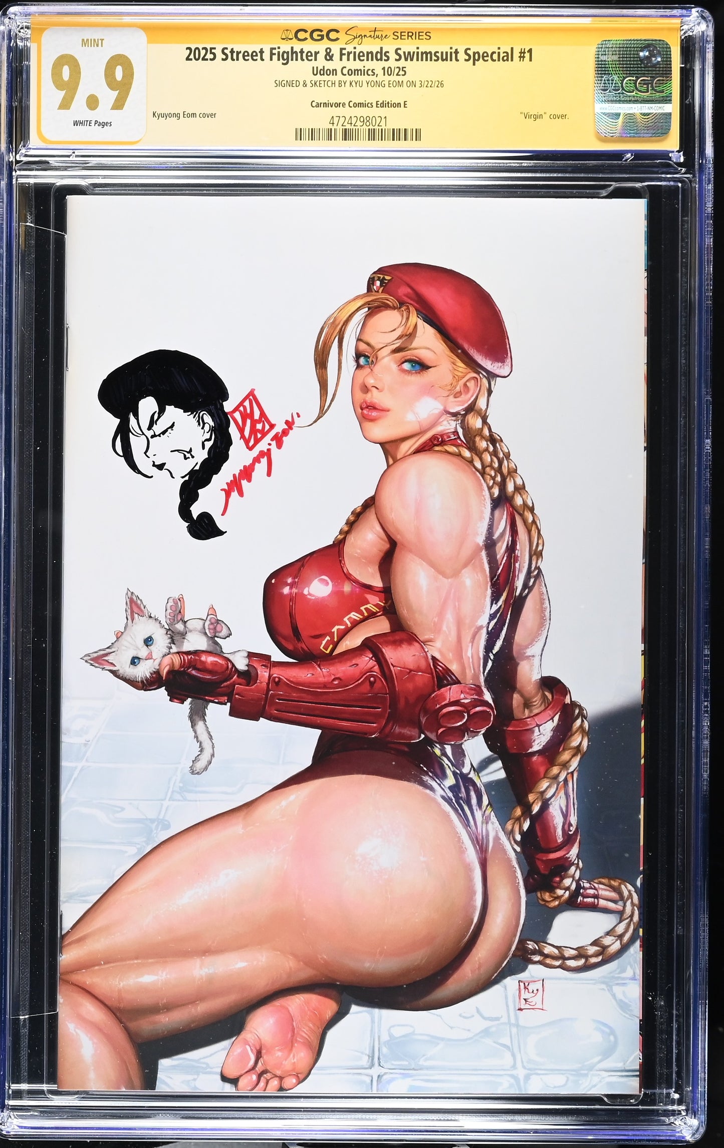 KYU YONG EOM CGC SS 9.9 Street Fighter & Friends Swimsuit Special #1 (Copy 6)
