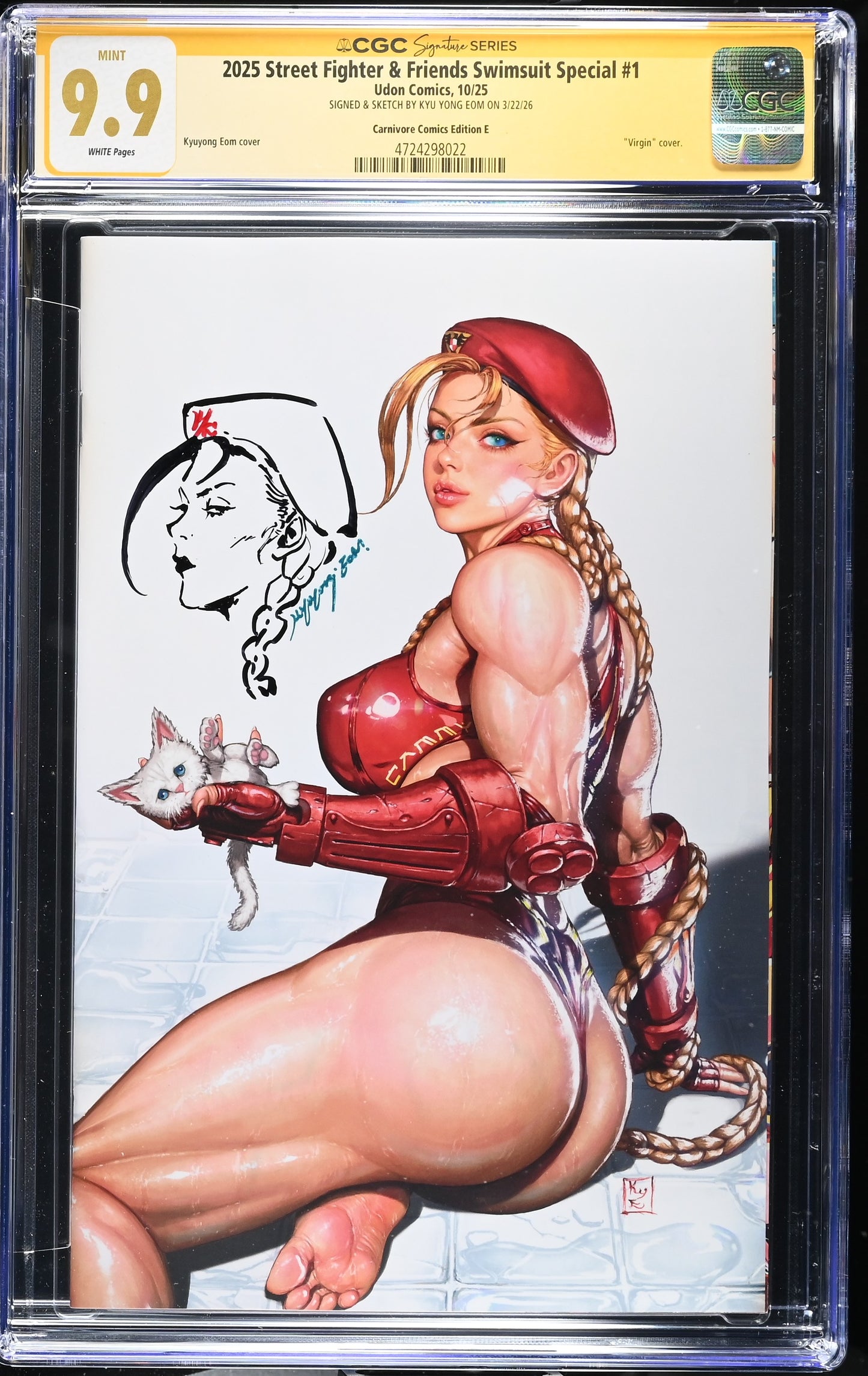 KYU YONG EOM CGC SS 9.9 Street Fighter & Friends Swimsuit Special #1 (Copy 7)