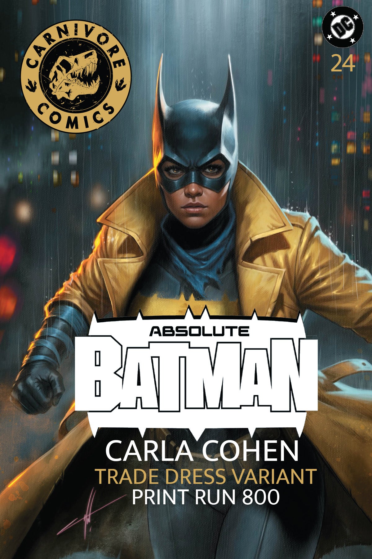 Absolute Batman #24 Trade Edition by Carla Cohen ltd 800