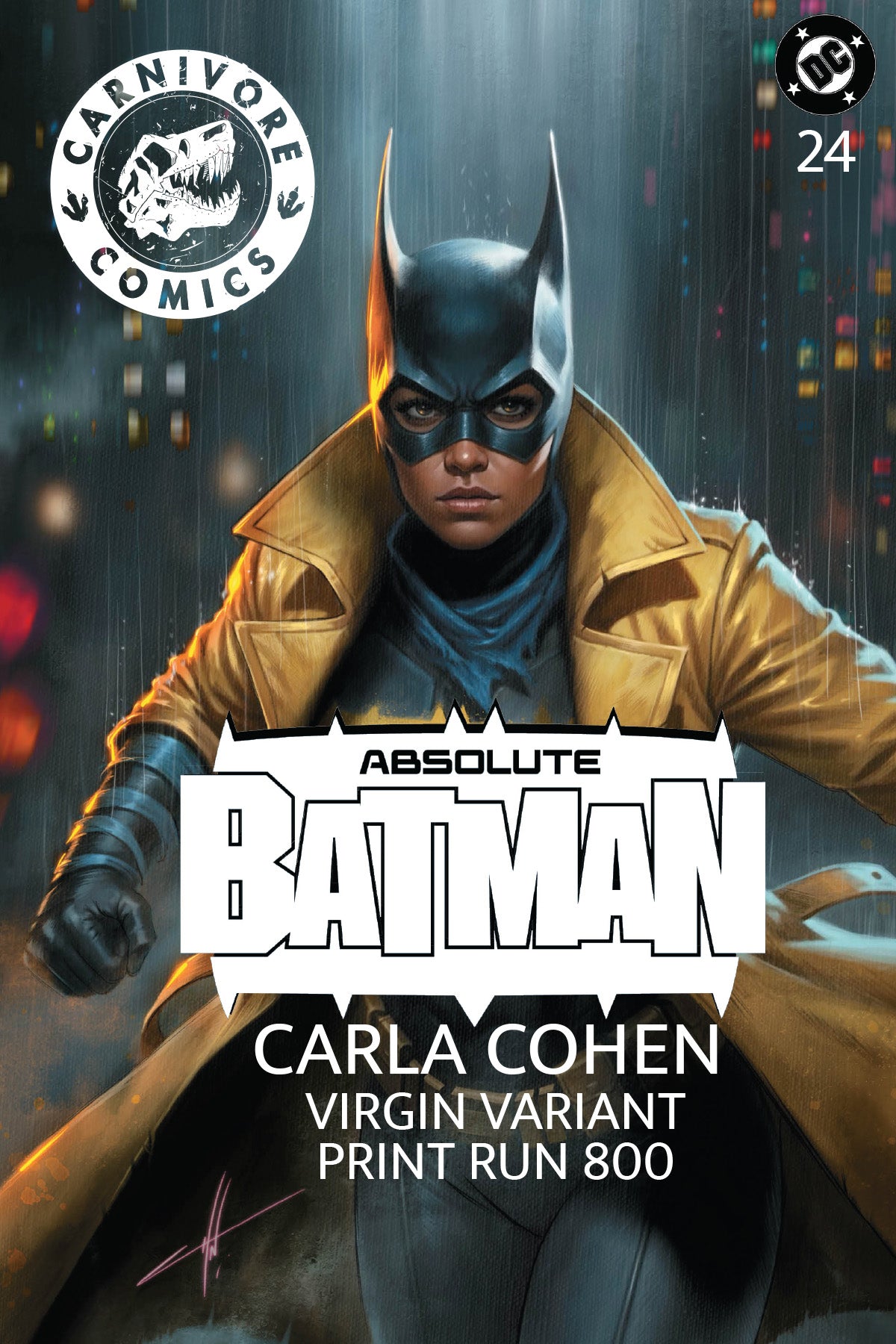 Absolute Batman #24 Virgin Edition by Carla Cohen ltd 800