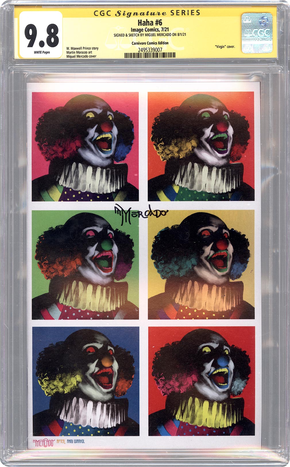HaHa #6 CGC SS 9.8 Miguel Mercado