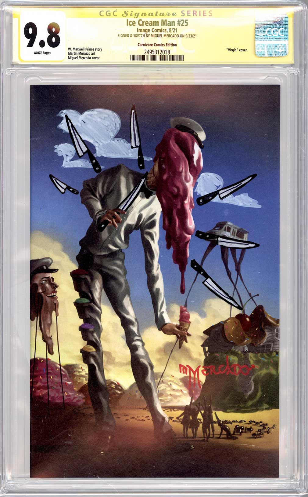 Slab of The Day – Jan 21 | Ice Cream Man #25 CGC SS 9.8 Miguel Mercado Remarked
