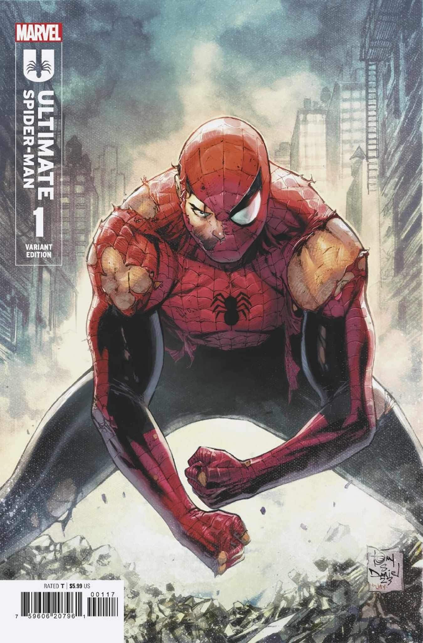 ULTIMATE SPIDER-MAN #1 1 in 25 COPY INCV CHECCHETTO DESIGN VAR