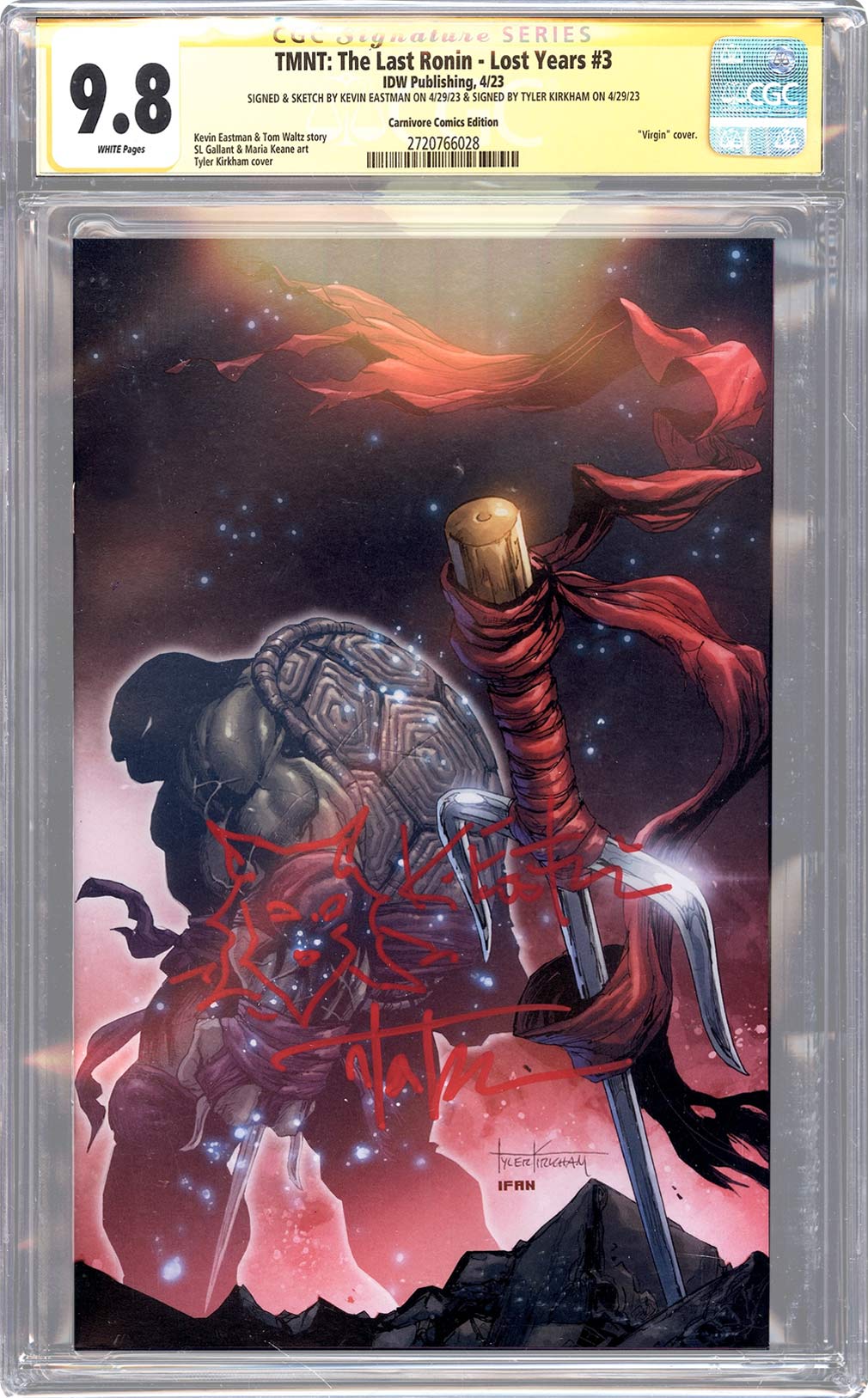 TMNT: The Last Ronin - Lost Years #3 CGC SS 9.8 - Kirkham & Eastman | Slab of The Day – Feb 12