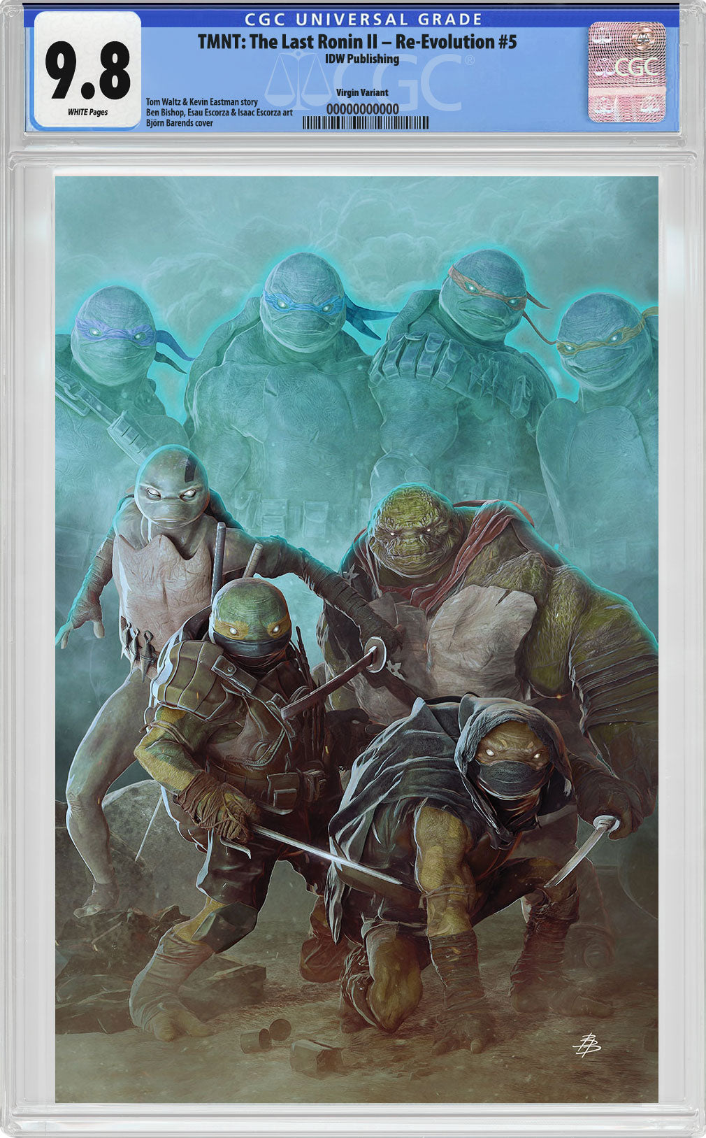 Teenage Mutant Ninja Turtles: The Last Ronin II - Re-Evolution #5 Björn Barends CGC 9.8