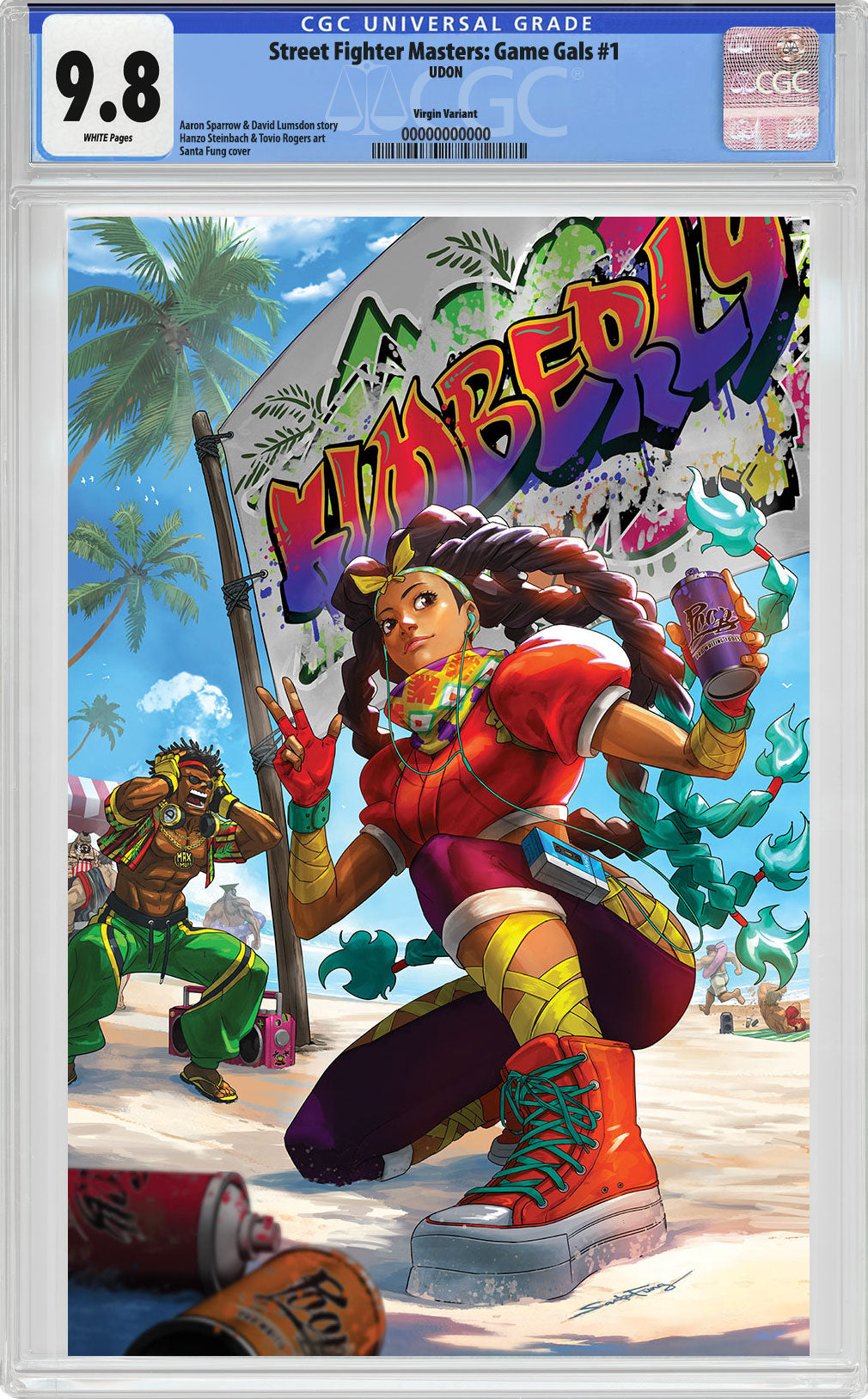 Street Fighter Masters: Game Gals #1 CGC 9.8 Santa Fung Virgin