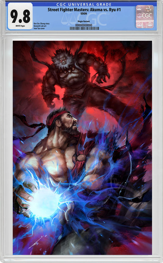 Street Fighter Masters: Akuma vs. Ryu #1 Virgin Edition CGC 9.8 | Ivan Tao