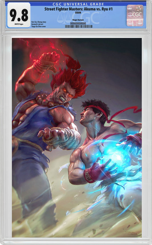 Street Fighter Masters: Akuma vs. Ryu #1 Virgin Edition CGC 9.8 | Tiago da Silva
