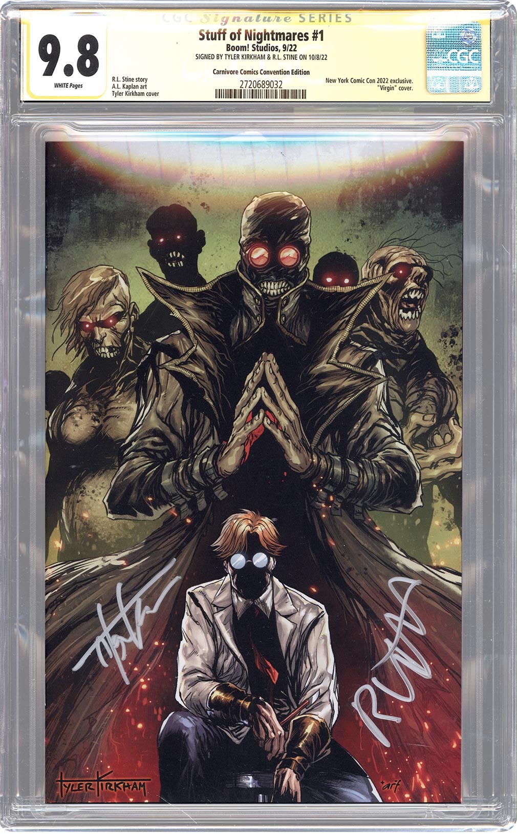 Stuff of Nightmares #1 - CGC SS 9.8 Tyler Kirkham & R.L. Stine