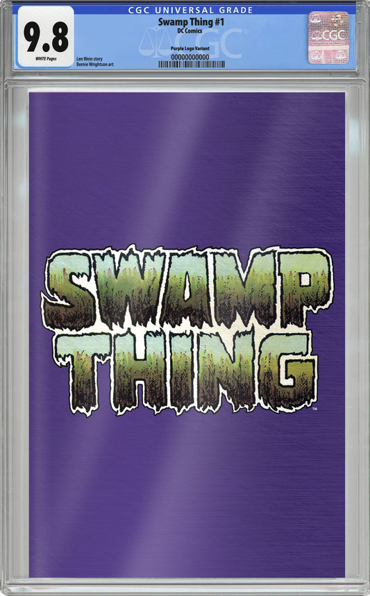 Swamp Thing #1 CGC 9.8 Logo Variant Purple Foil Edition