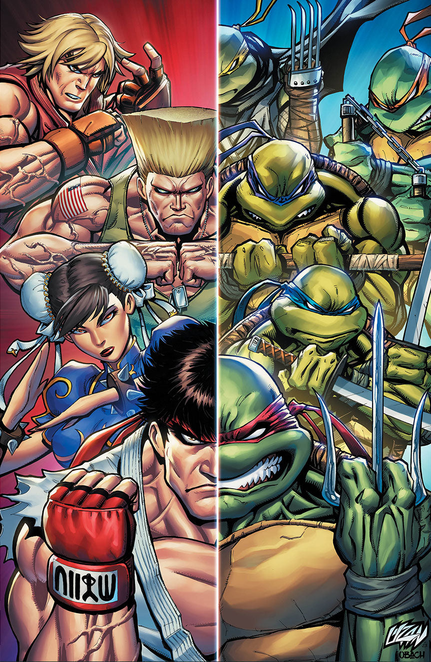 TMNT vs SF #1 SET by Tiago da Silva and Franck Uzan
