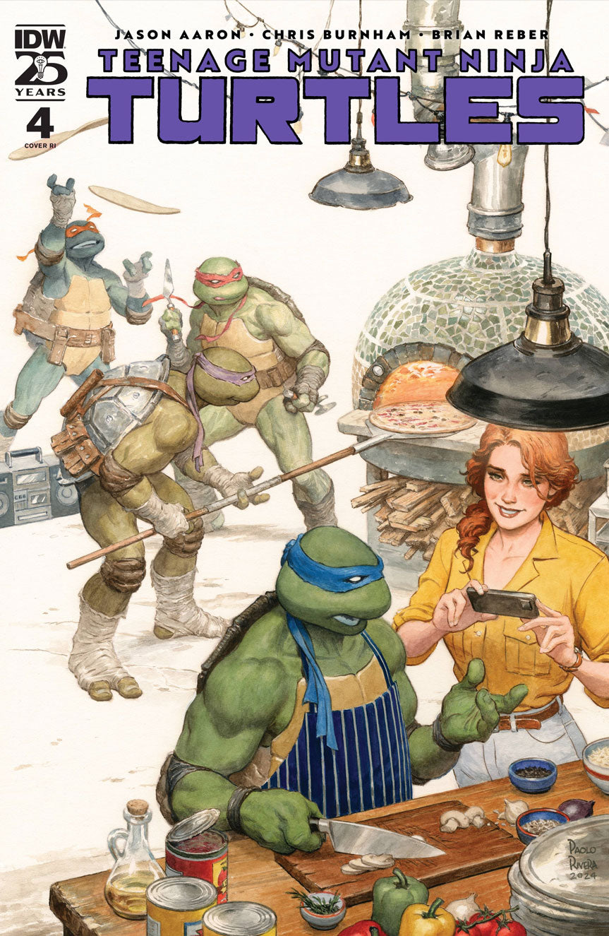 Teenage Mutant Ninja Turtles #4 1:100 Paolo Rivera Variant