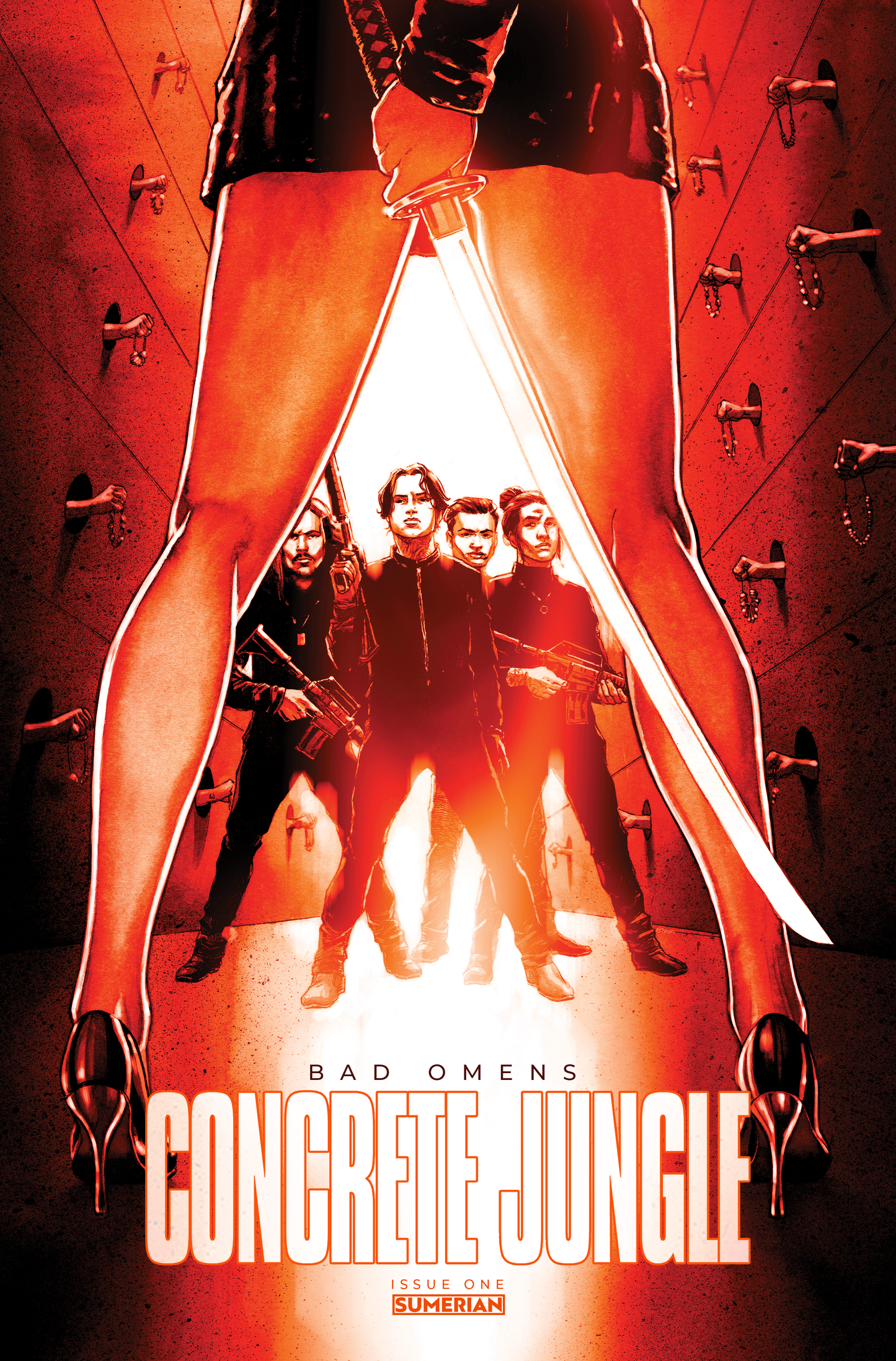 Concrete Jungle Bad Omens #1 by Guillaume Martinez LTD 200