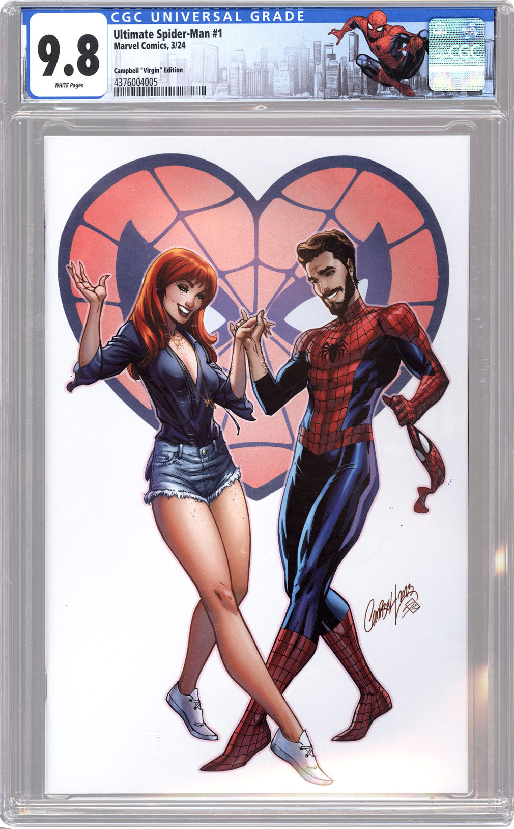 Ultimate Spider-Man #1 (1:500 Ratio) J. Scott Campbell CGC 9.8
