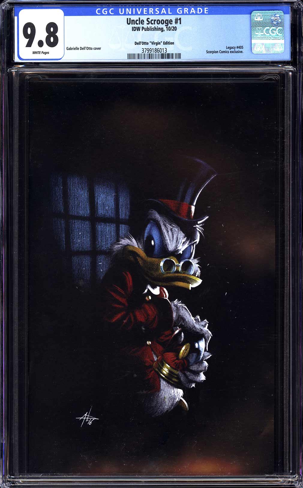 Uncle Scrooge #1 CGC 9.8 Dell'Otto Virgin Edition