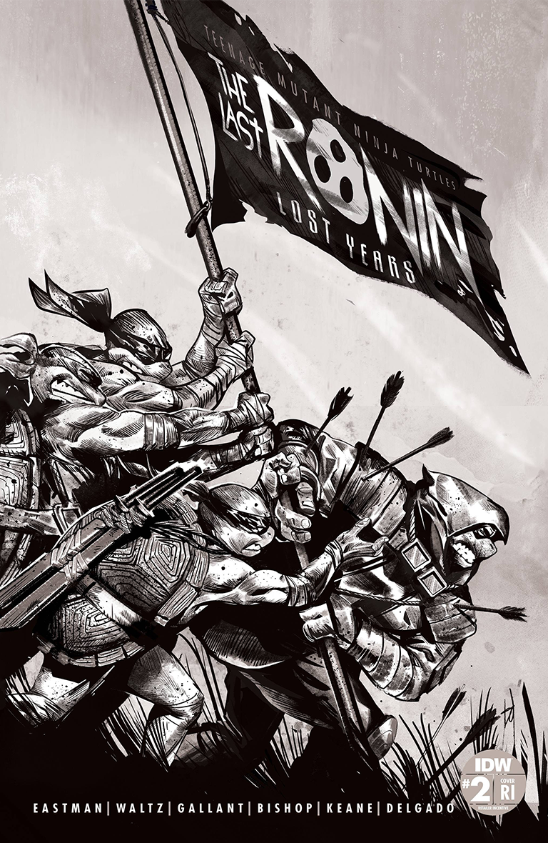 TMNT: The Last Ronin - Lost Years #2 - 1:50 Ratio Incentive - Mike Del Mundo