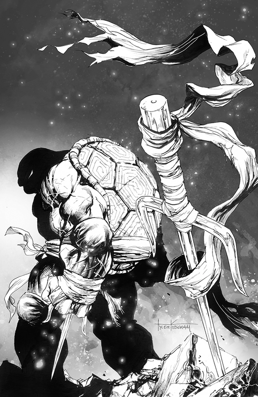 TMNT: The Last Ronin - Lost Years #3 - B&W Virgin Variant - Kirkham