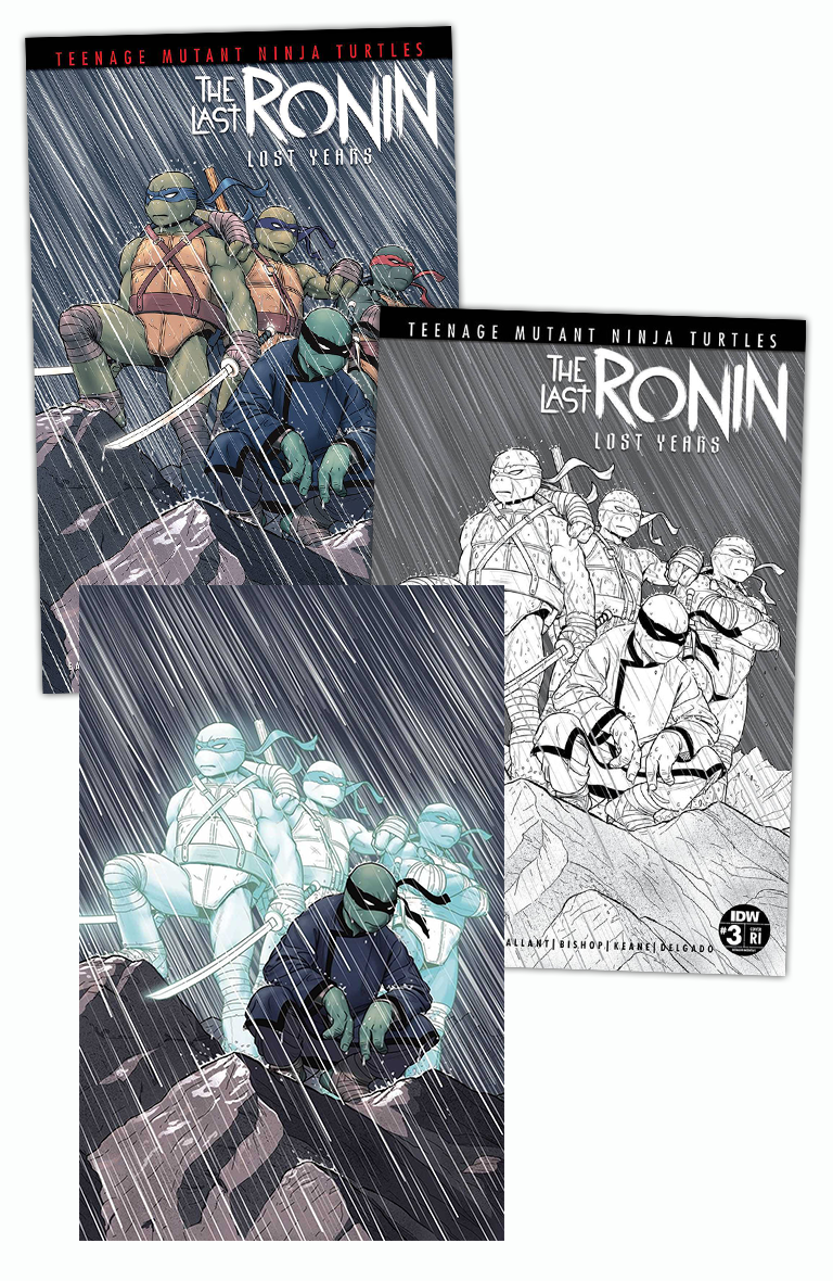 TMNT: The Last Ronin - Lost Years #3 - Ratio Incentive Pack - Jamie McKelvie