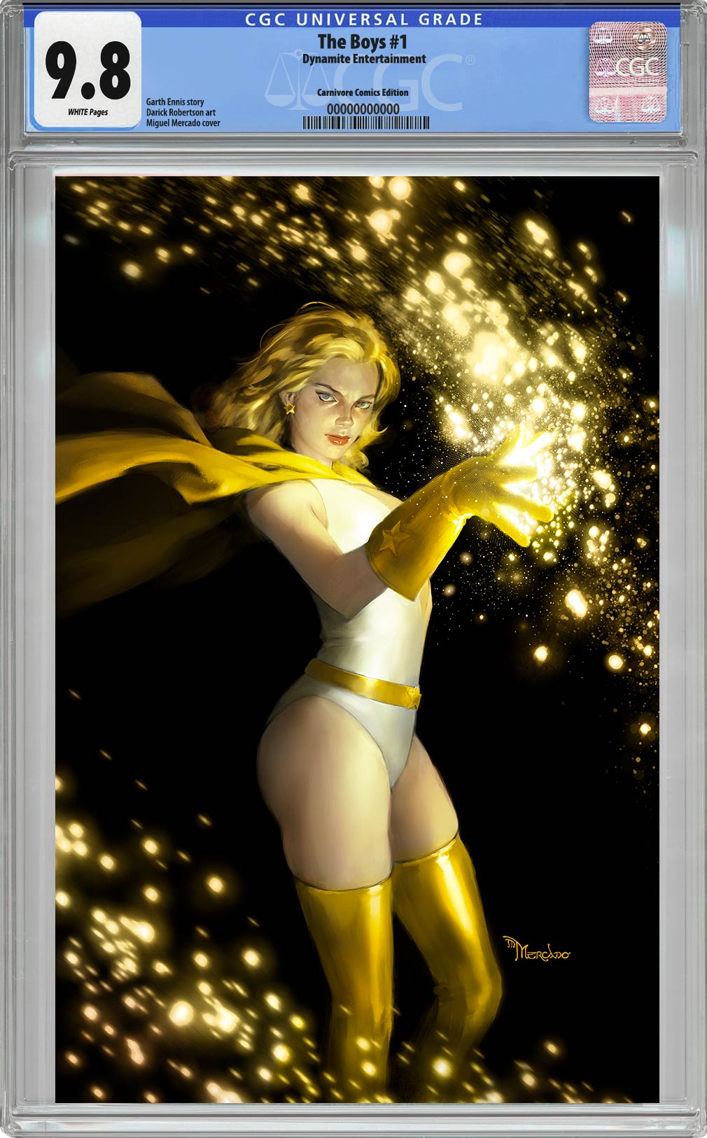 The Boys #1 - CGC 9.8 Virgin Variant - Miguel Mercado