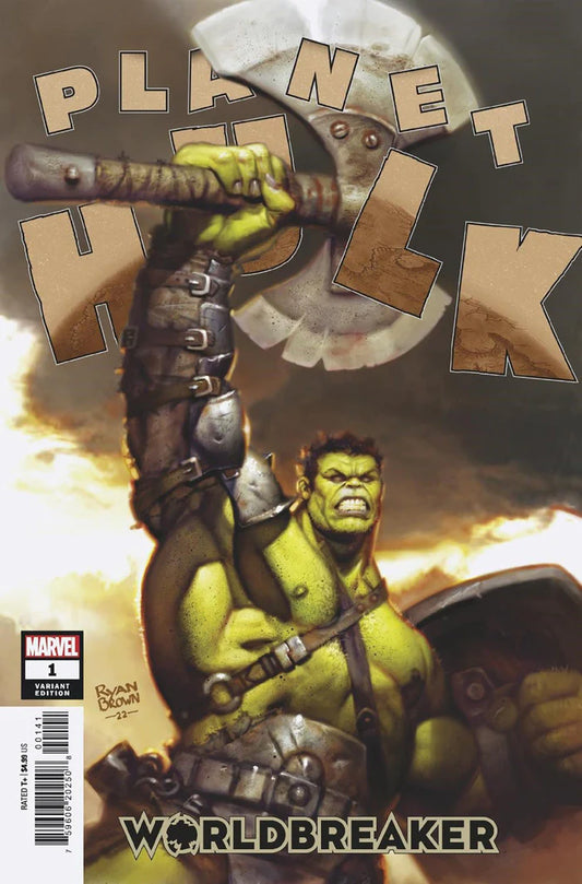 Planet Hulk: Worldbreaker #1 - 1:50 Ratio Incentive Variant - Ryan Brown