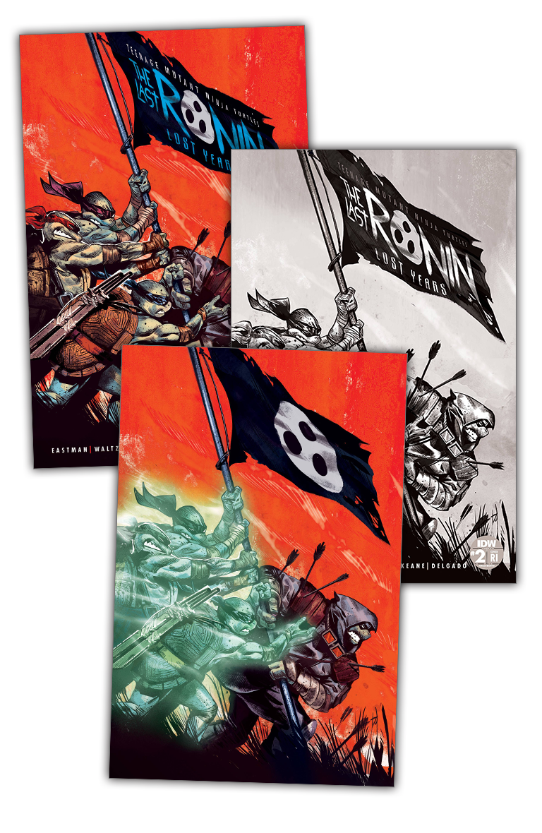 TMNT: The Last Ronin - Lost Years #2 - Ratio Incentive Pack - Mike Del Mundo