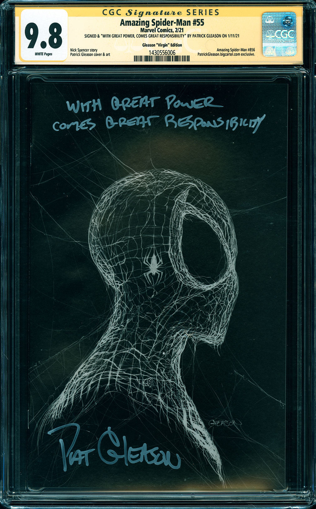 Amazing Spider-Man #55 CGC SS 9.8 Patrick Gleason
