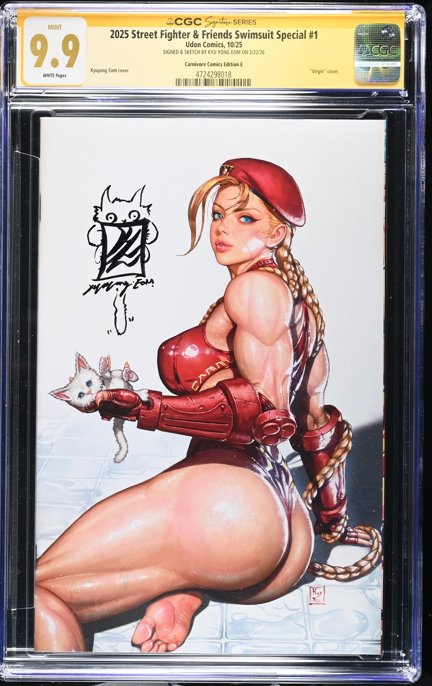 KYU YONG EOM CGC SS 9.9 Street Fighter & Friends Swimsuit Special #1 (Copy 4)