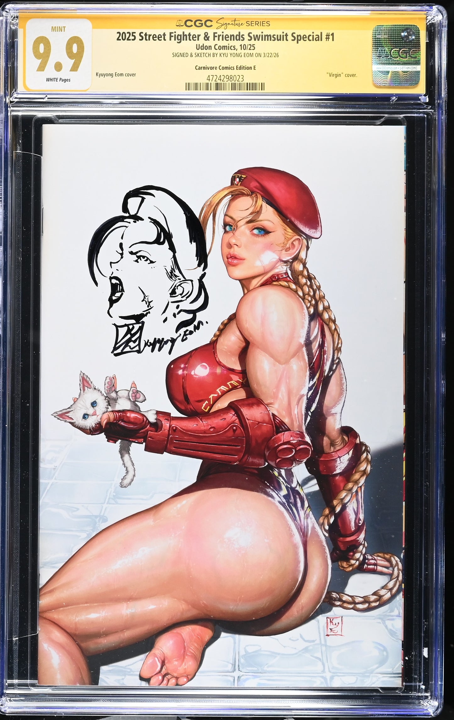 KYU YONG EOM CGC SS 9.9 Street Fighter & Friends Swimsuit Special #1 (Copy 8)