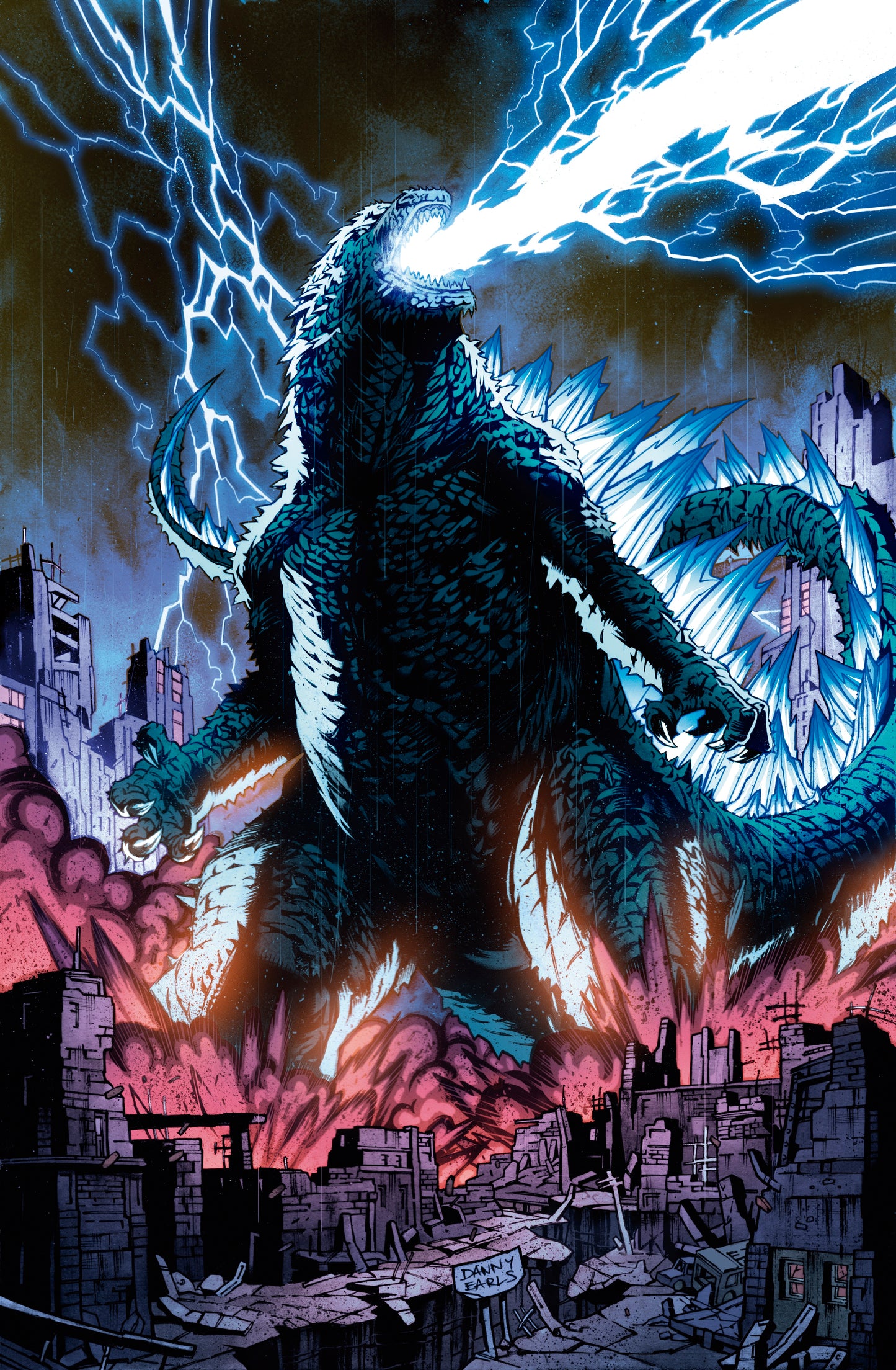 The Horror of Godzilla #1 Virgin by Danny Earls