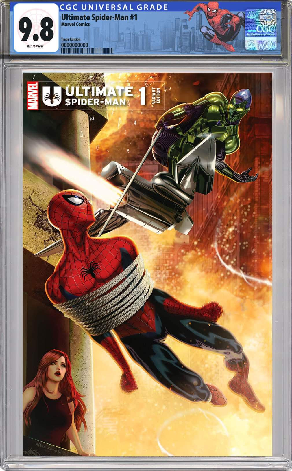 CGC 9.8 ULTIMATE SPIDER-MAN #1 ARIEL DIAZ TRADE DRESS
