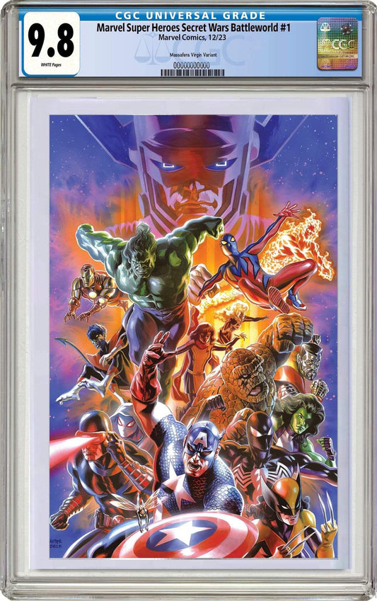 CGC 9.8 Marvel Super Heroes Secret Wars Battleworld VIRGIN by Felipe Massafera