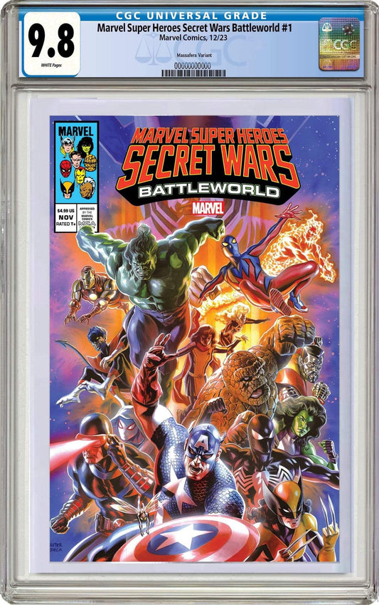 CGC 9.8 Marvel Super Heroes Secret Wars Battleworld TRADE by Felipe Massafera