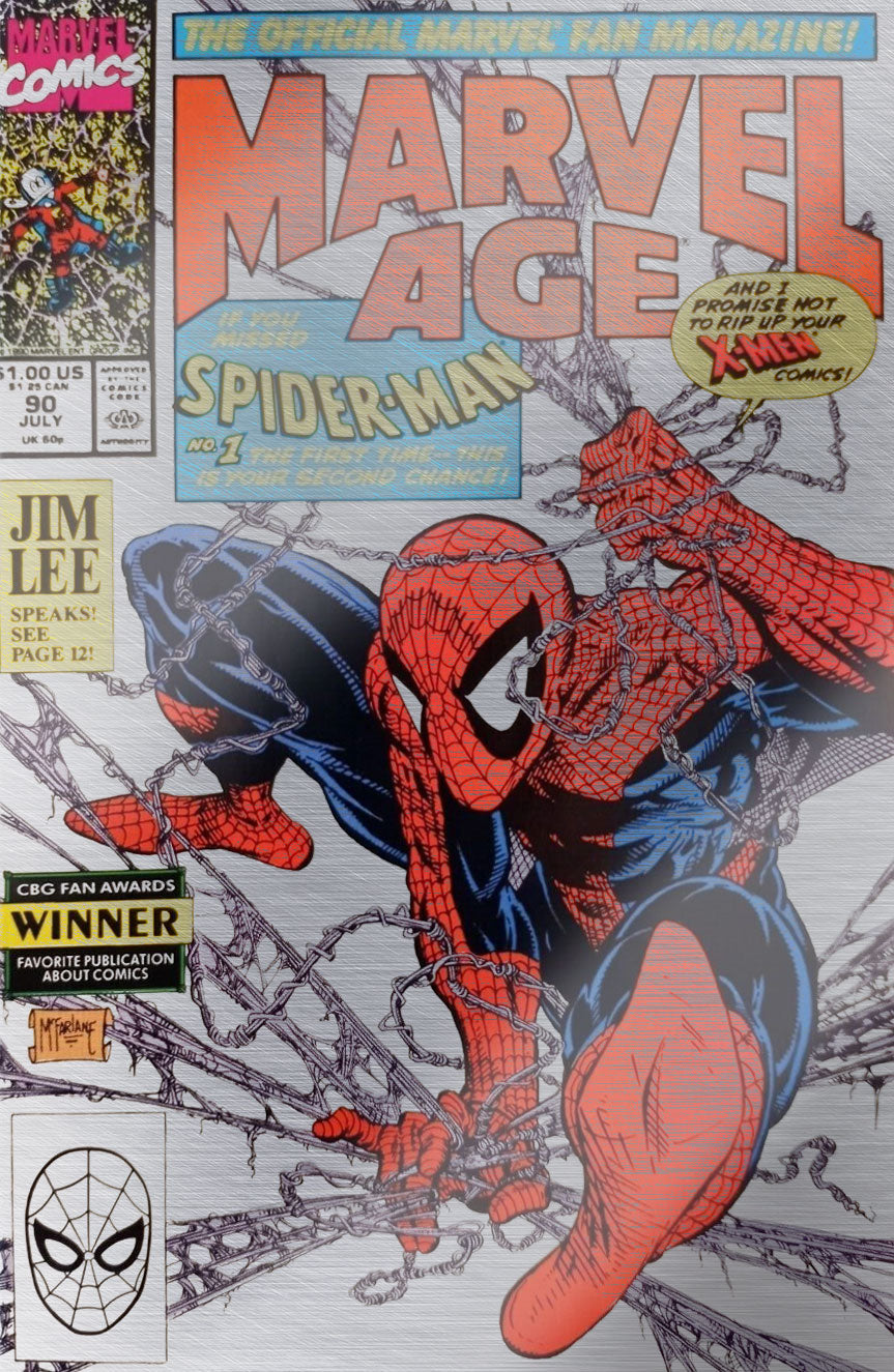 Marvel Age #90 Foil Variant (Mexican Edition) Todd McFarlane
