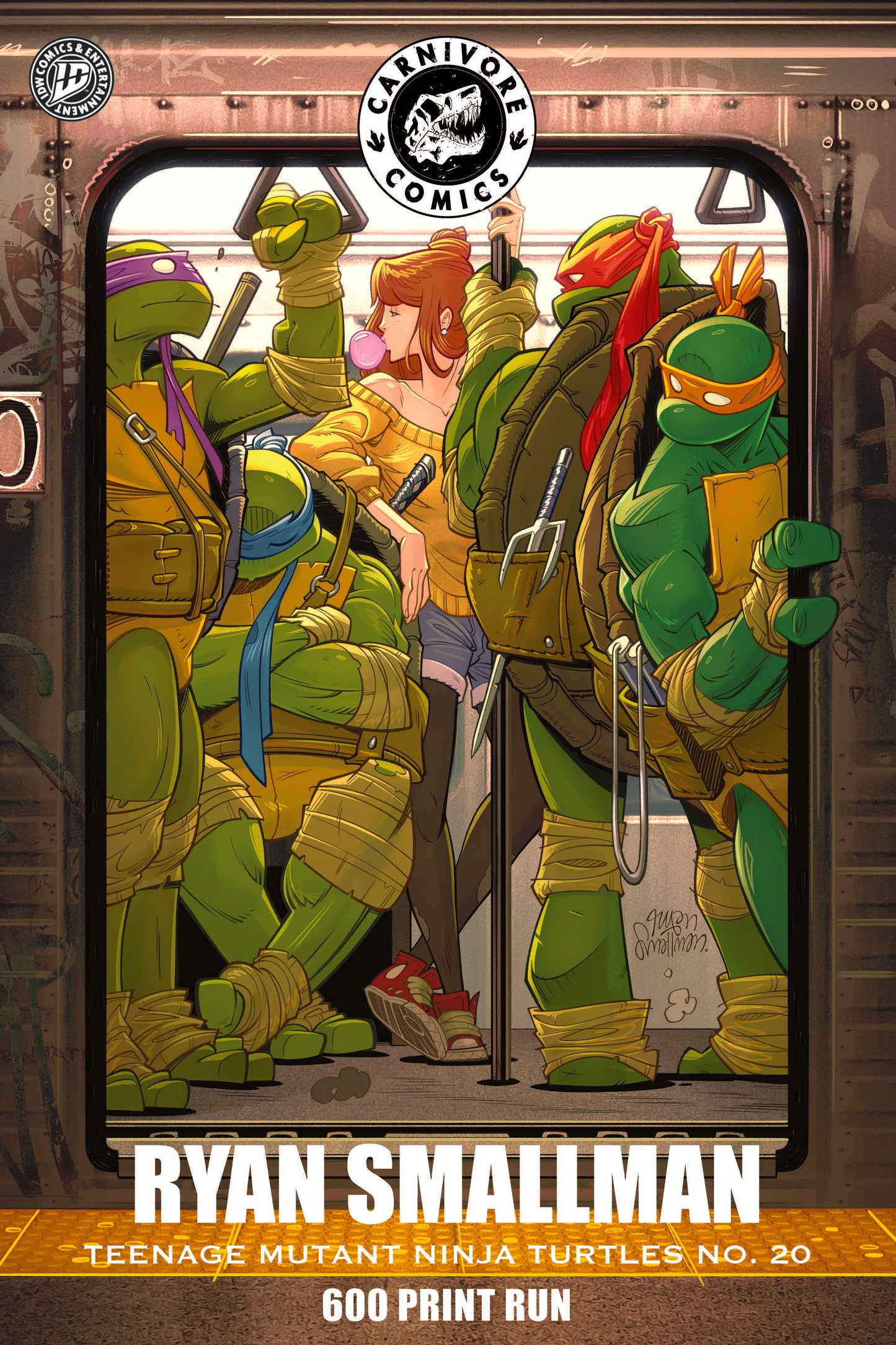 Teenage Mutant Ninja Turtles #20 Ryan Smallman Virgin Edition