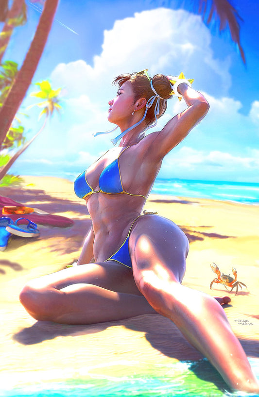 2023 STREET FIGHTER SWIMSUIT SPECIAL #1 Virgin Variant, by Tiago Da Silva LTD 500