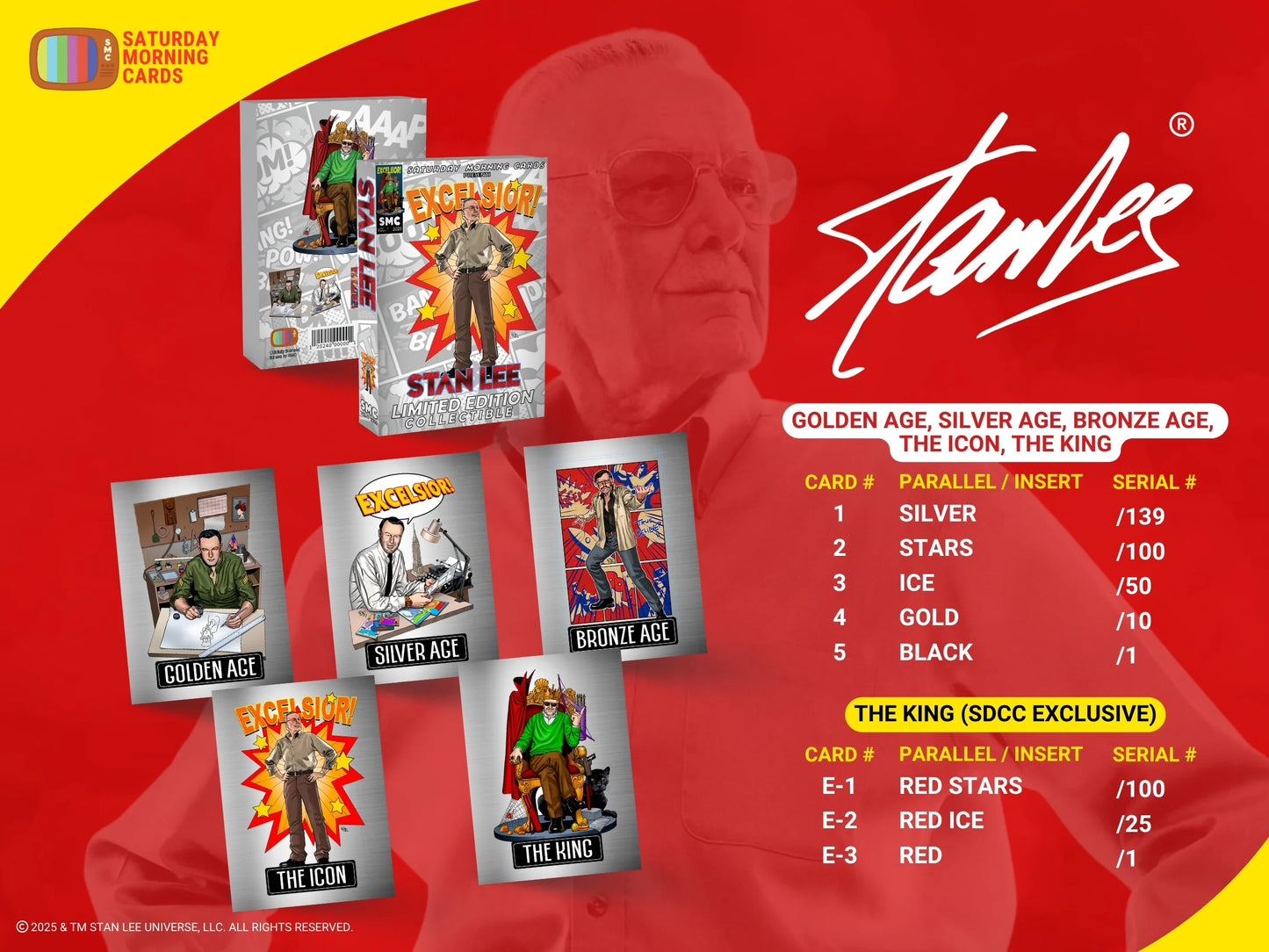 STAN LEE: Saturday Morning Cards