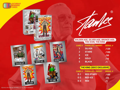 STAN LEE: Saturday Morning Cards