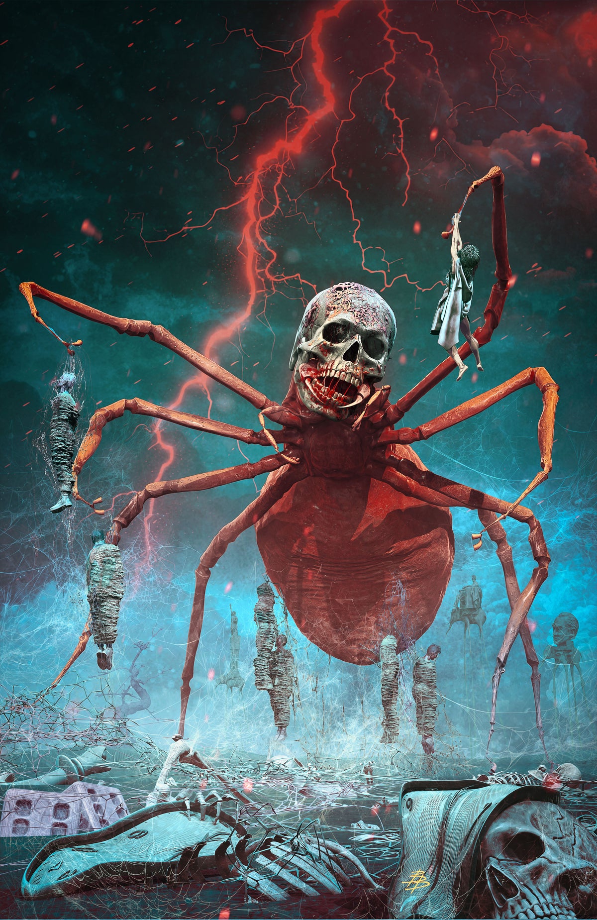 Startling Terror Tales #11 reprint by Bjorn Barends Blue Virgin Variant