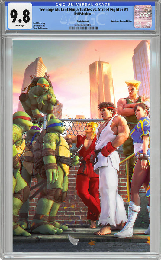 CGC 9.8 Edition TMNT vs SF #1 by Tiago da Silva