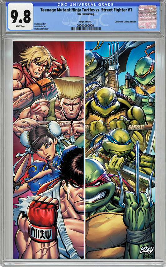 CGC 9.8 Edition TMNT vs SF #1 by Franck Uzan