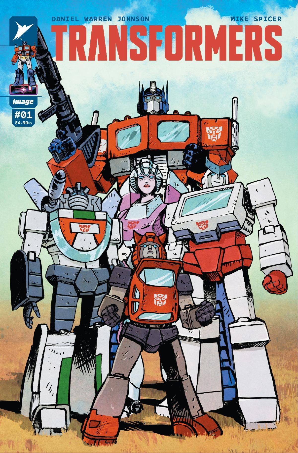 Transformers #1 Cover B Daniel Warren Johnson + Mike Spicer