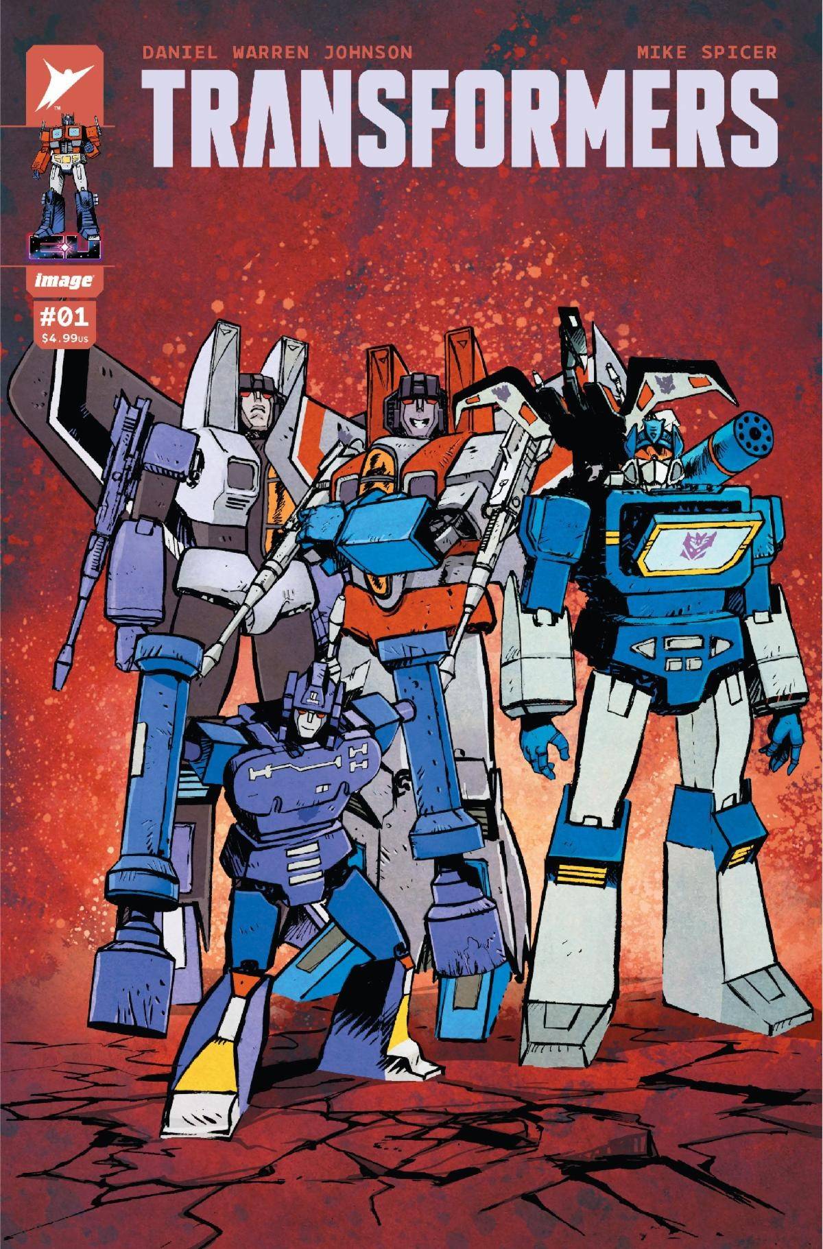 Transformers #1 Cover C Daniel Warren Johnson + Mike Spicer