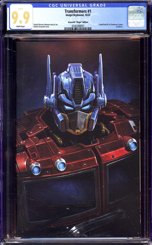 Transformers #1 CGC 9.9 Rafael Grassetti Virgin