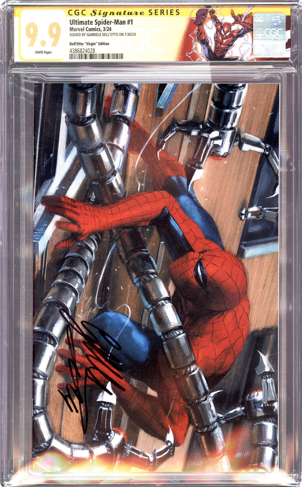 Ultimate Spider-Man #1 Gabriele Dell'Otto CGC SS 9.9 (Virgin Edition) | Slab of The Day – April 9